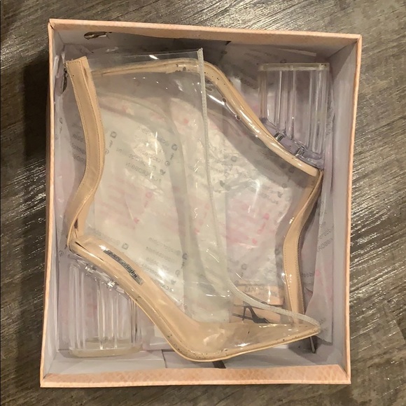 Clear Ankle Booties - Picture 5 of 6